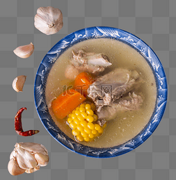 美食玉米排骨汤