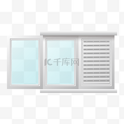 白色玻璃窗图片_白色窗户纱窗