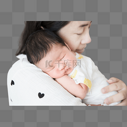 三宝宝图片_亲子产妇抱着婴儿