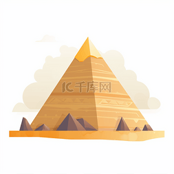 金字塔图片_古代埃及的小金字塔