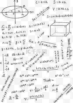 数学培训图片_数学公式教育培训学科底纹