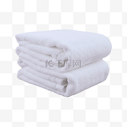 白色静物洗涤毛巾