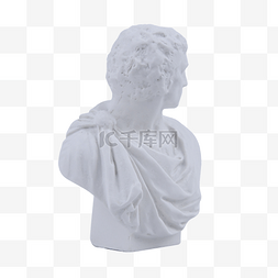 历史人物雕像图片_布鲁斯特雕像半身像石膏像