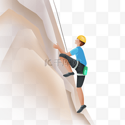 禁止攀爬图形标志图片_攀岩攀登攀爬山峰人物