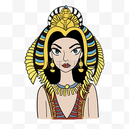 埃及王后卡通人物