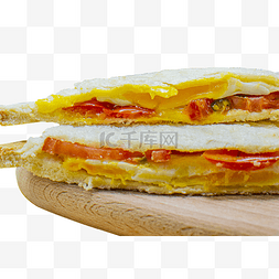 鸡蛋番茄图片_鸡蛋番茄三明治