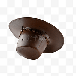 金属风格字体图片_牛皮帽子遮阳帽棕色