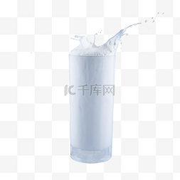 牛奶飞溅饮料营养钙