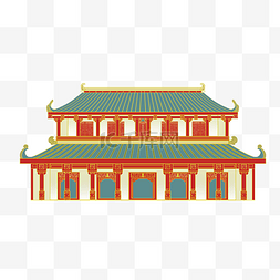 国潮建筑中式古代建筑房子