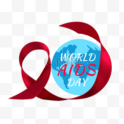 红丝带世界艾滋病日地球健康