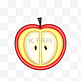 AI膨胀风切片水果苹果
