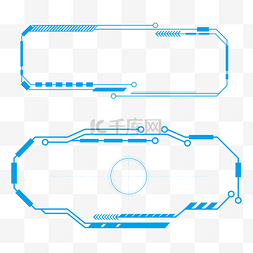 边框未来图片_科技线条边框文本框