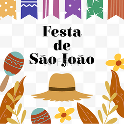 巴西六月节创意草帽