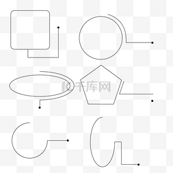 立方体标注图片_引导符号标注