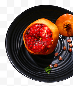 果粒橙logo图片_石榴水果鲜果