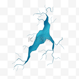 气温升高图片_气温升高冰川地面裂缝