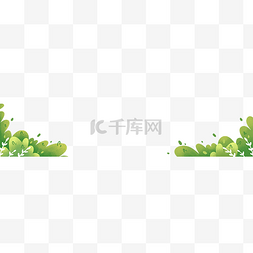 夏季绿叶子图片_夏季植物绿植叶子底框