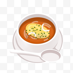 法国爽口冬季营养美食洋葱汤