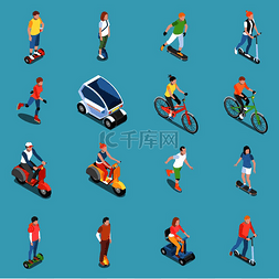 绿色世博会图片_个人生态交通图标设置与自行车和