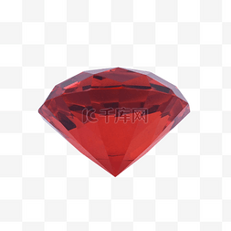 红色钻石首饰珠宝装饰