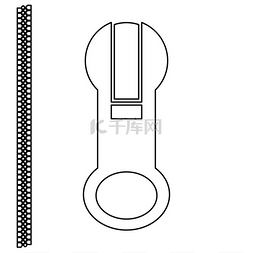 半开的拉链图片_拉链图标 .. 拉链图标 。
