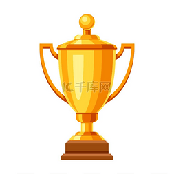 冠军奖杯图标图片_金杯图标体育或企业比赛奖项说明