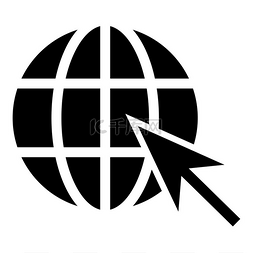 地球和箭头图片_地球球和箭头全球网络互联网概念