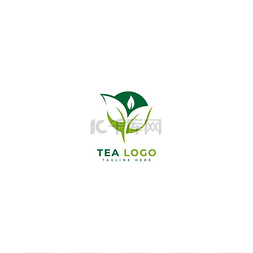 concept图片_Tea logotype. Minimalist tea drinks logo conc