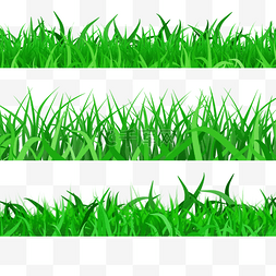 春季复活节绿色草地层次感草丛