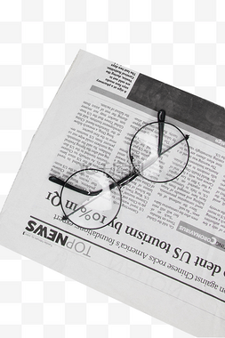 堆积的报纸图片_报纸眼镜