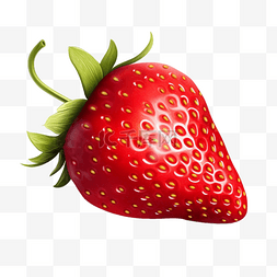 手绘插画风免抠元素草莓