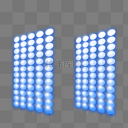 灯牌led图片_蓝色舞台灯光隧道镁光灯