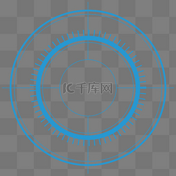 圆形蓝色科技感图片_蓝色科技感靶点