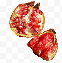 水果红石榴食物红色
