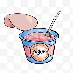 酸奶剪贴画健康甜品