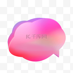 气泡图片_彩色C4D立体酸性酷炫气泡边框几何