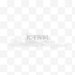 白色创意字体图片_白色乌云烟雾气象气体