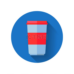 标签品牌图片_酸奶的红色和白色塑料食品容器。