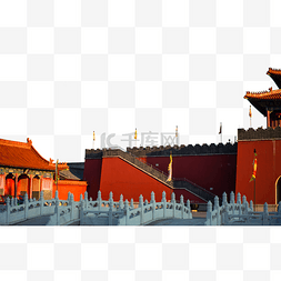紫荆城城墙风景
