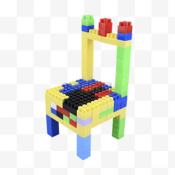 彩色创意游戏椅子积木