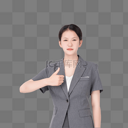 女士制服图片_商务白天制服女职员办公室点赞