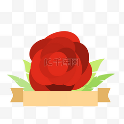 手绘小清新画图片_韩国父母节可爱红色玫瑰