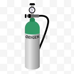 绿色氧气瓶图片_抗击印度covid-19病毒美丽的氧气瓶