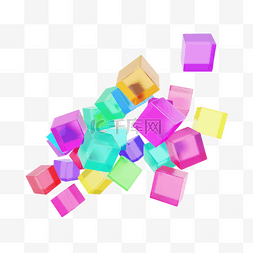 3DC4D立体多彩方块