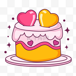 酸奶慕斯蛋糕图片_情人节爱心蛋糕贴纸
