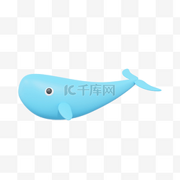 3DC4D立体海洋动物鲸鱼