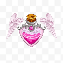 香水瓶粉色魔法
