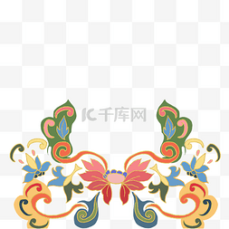 中式服饰纹花纹