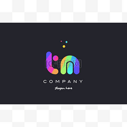 ico图片图片_tm t m 色彩虹创意颜色字母表字母