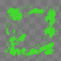 质感纹理肌理图片_绿色喷墨底纹边框